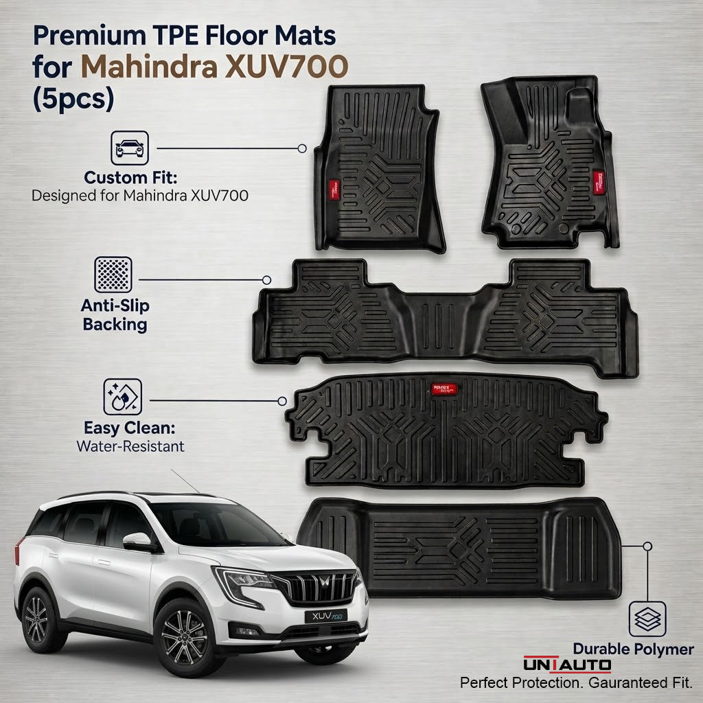 GFX Style Uniauto Tru Fit mats for Mahindra XUV700