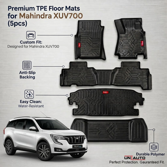 GFX Style Uniauto Tru Fit mats for Mahindra XUV700