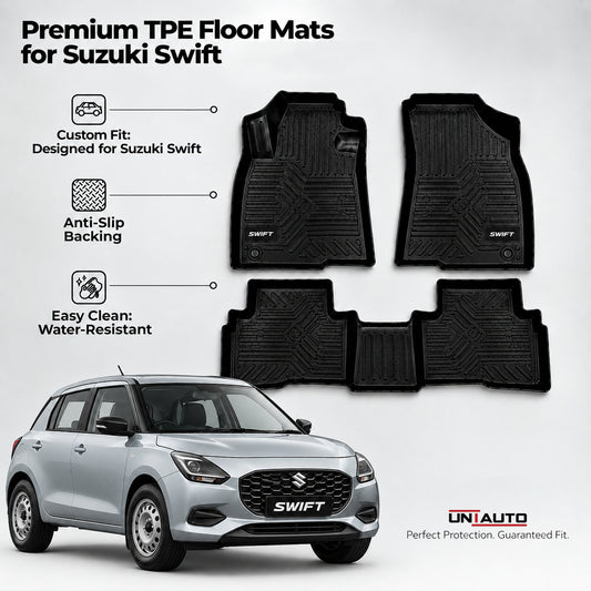 GFX Style Uniauto Tru Fit mats  for Maruti Suzuki Swift 2024