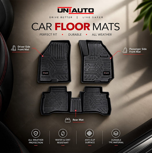 GFX Style Uniauto Tru Fit mats for TATA Tiago EV 2026 onwards