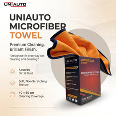 Uniauto Ultra Plush 800 GSM Super Absorbent Microfiber Towel (40x60cm) – Premium Soft & Quick-Dry