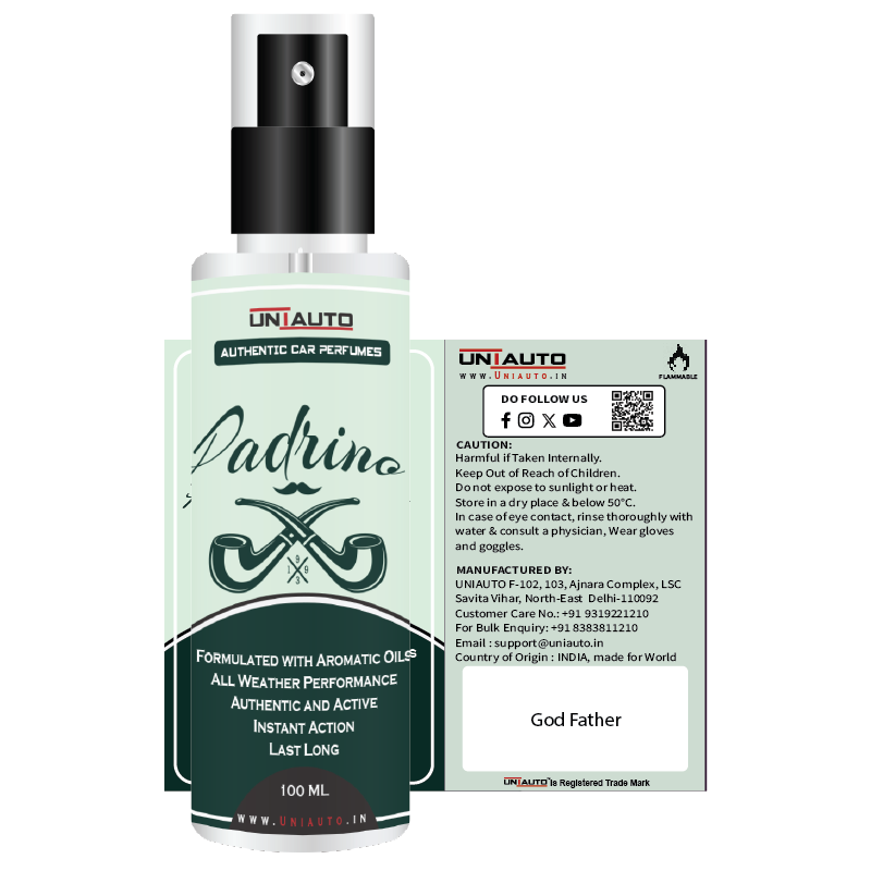 Uniauto Padrino – Authentic Car Perfume for the Essence of Power and Prestige - 100ml