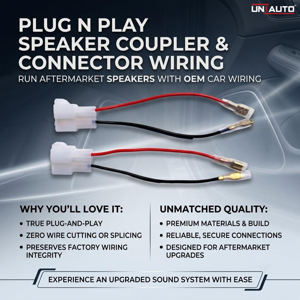 توصيلة أو موصل سماعات (Plug n Play) | تشغيل سماعات خارجية باستخدام أسلاك السيارة الأصلية |