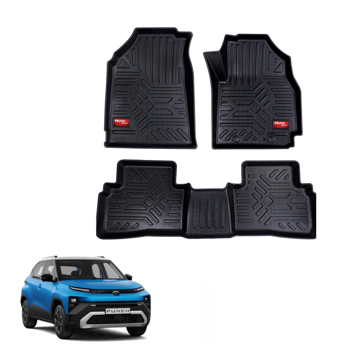 GFX Style Uniauto Tru Fit mats  for TATA Punch Facelift 2026 onwards
