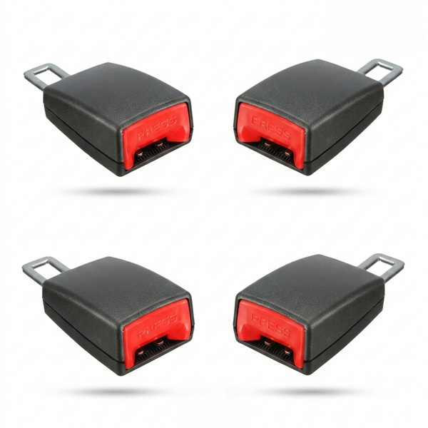 Universal 2 in 1 Seat Belt Alarm Stopper and Seat Belt Activator (Pack of 4)