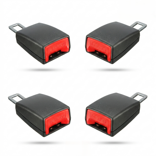Universal 2 in 1 Seat Belt Alarm Stopper and Seat Belt Activator (Pack of 4)