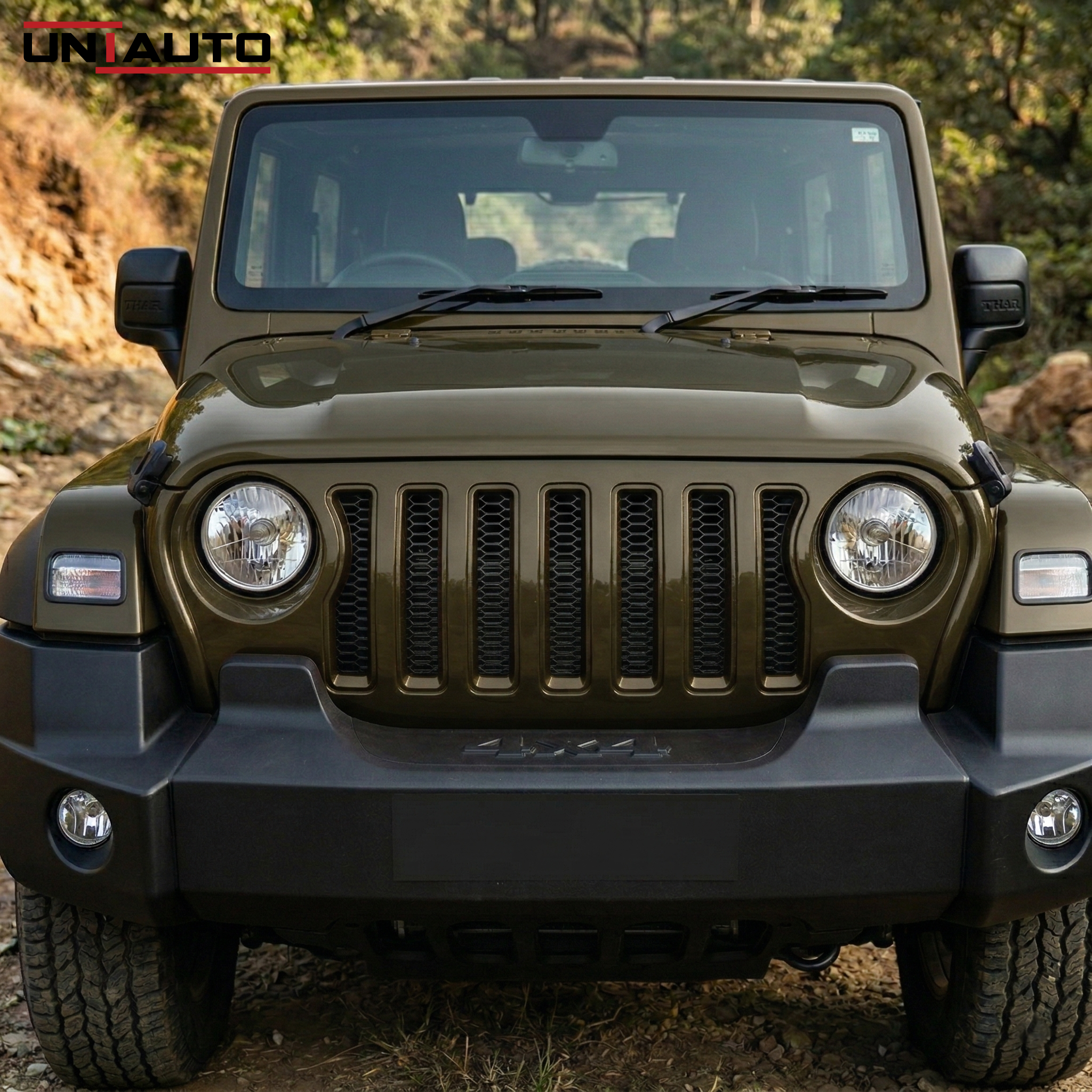 Wrangler Style Front Grill for Mahindra Thar 2020 onwards