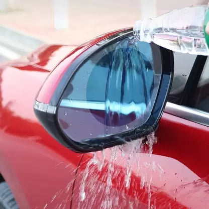 Anti Fog Film by Uniauto - Round - Universal Fit | Anti Rain Blocker | Anti Water | Prevent Water and Mist on Mirror