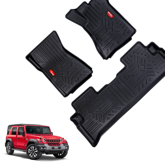 GFX Style Uniauto Tru Fit mats  for Mahindra Thar Roxx