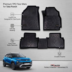 سجادات GFX Style Uniauto Tru Fit لسيارة تاتا بانش (TATA Punch) فيس ليفت من موديل 2026 فما فوق