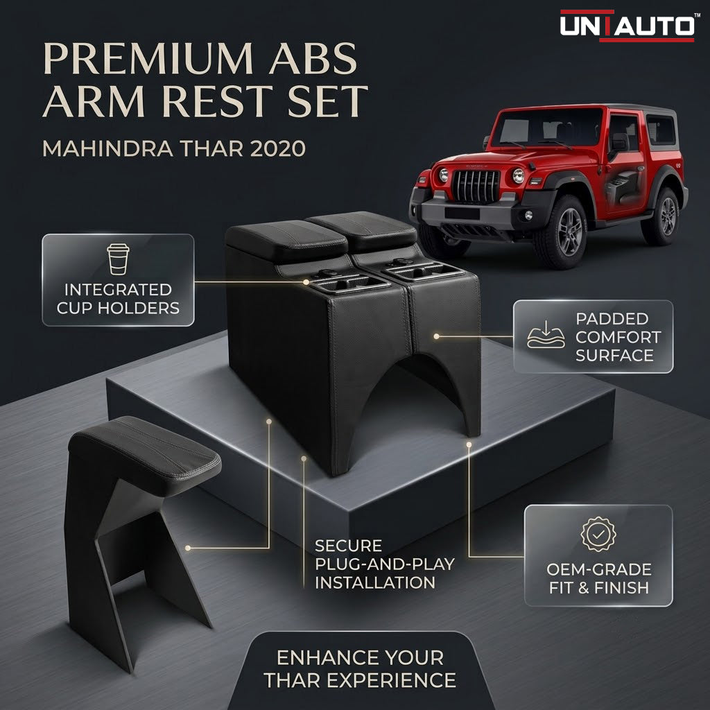 ABS Arm Rest set for Mahindra Thar 2020