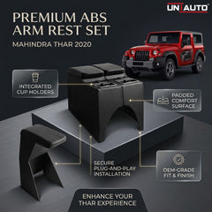 ABS Arm Rest set for Mahindra Thar 2020
