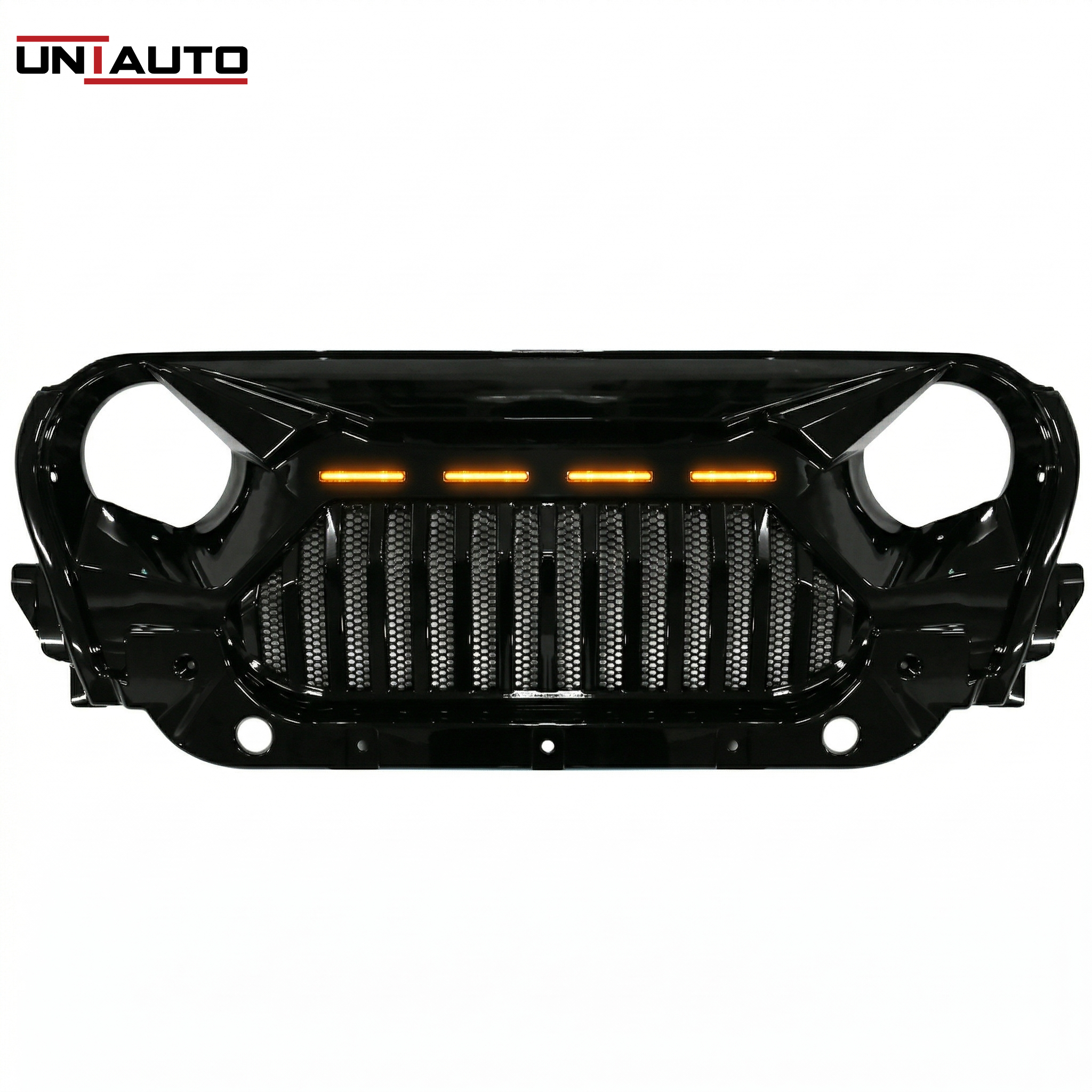 LED Type Imported Front Grille for Mahindra Thar 2020 Onwards | Premium DRL Integrated Design | Bold & Modern Upgrade