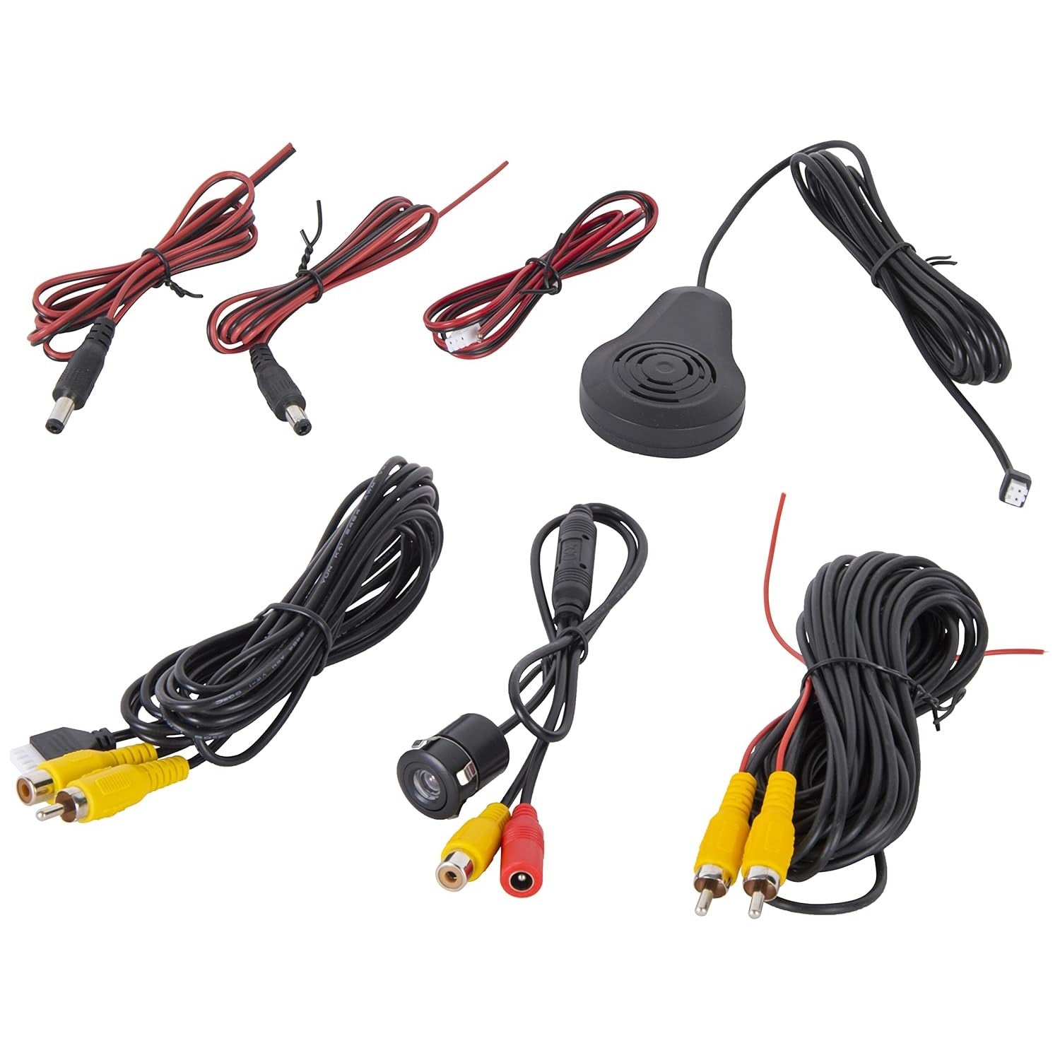 UNIAUTO Video Reverse Parking Sensor with Camera and IRVM Display – For Precision Parking