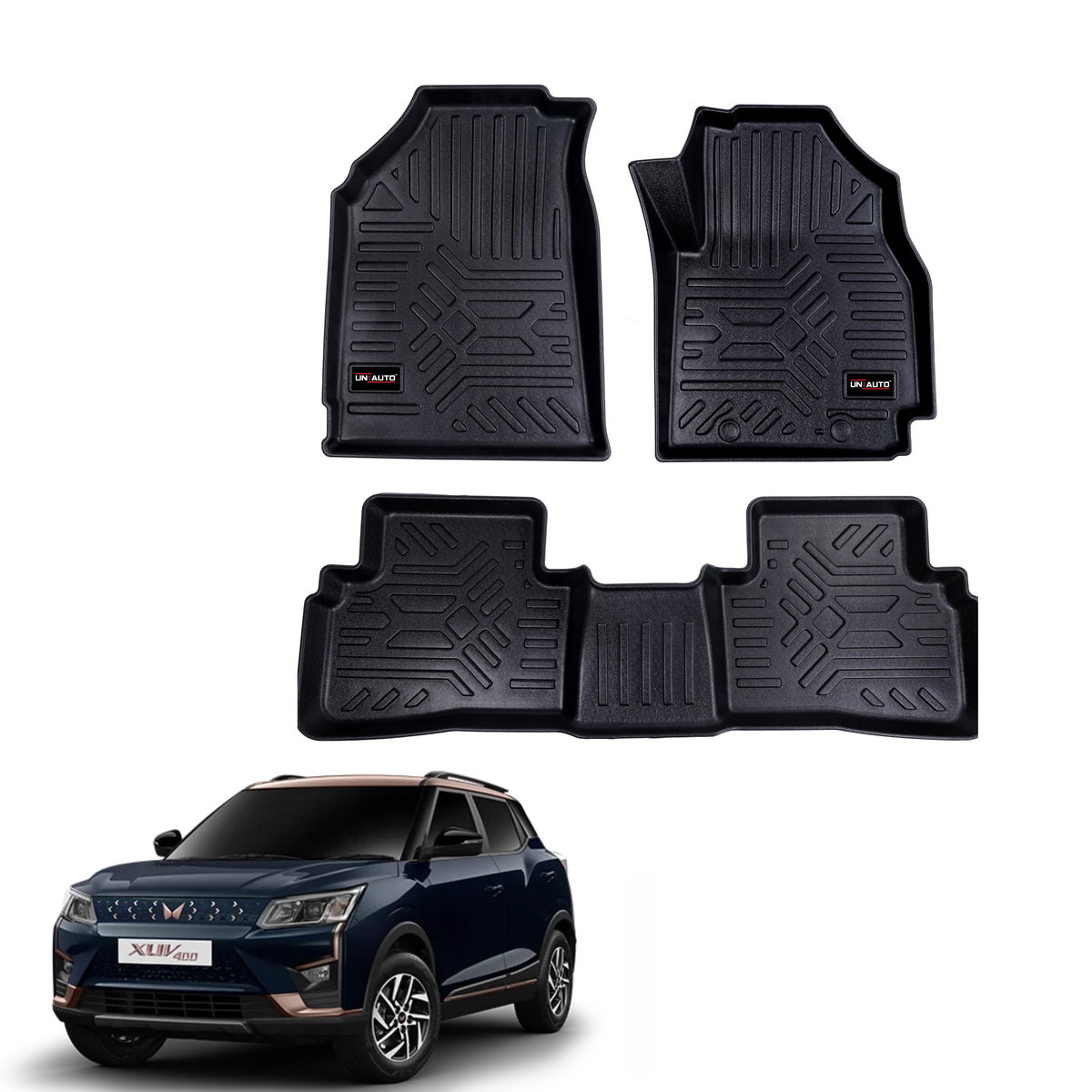 GFX Style Uniauto Tru Fit mats for Mahindra XUV400