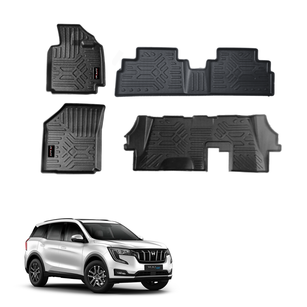 GFX Style Uniauto Tru Fit mats for Mahindra XUV700